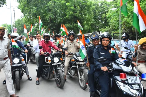 हर घर तिरंगा कार्यक्रम के तहत तिरंगा रैली का हुआ आयोजन